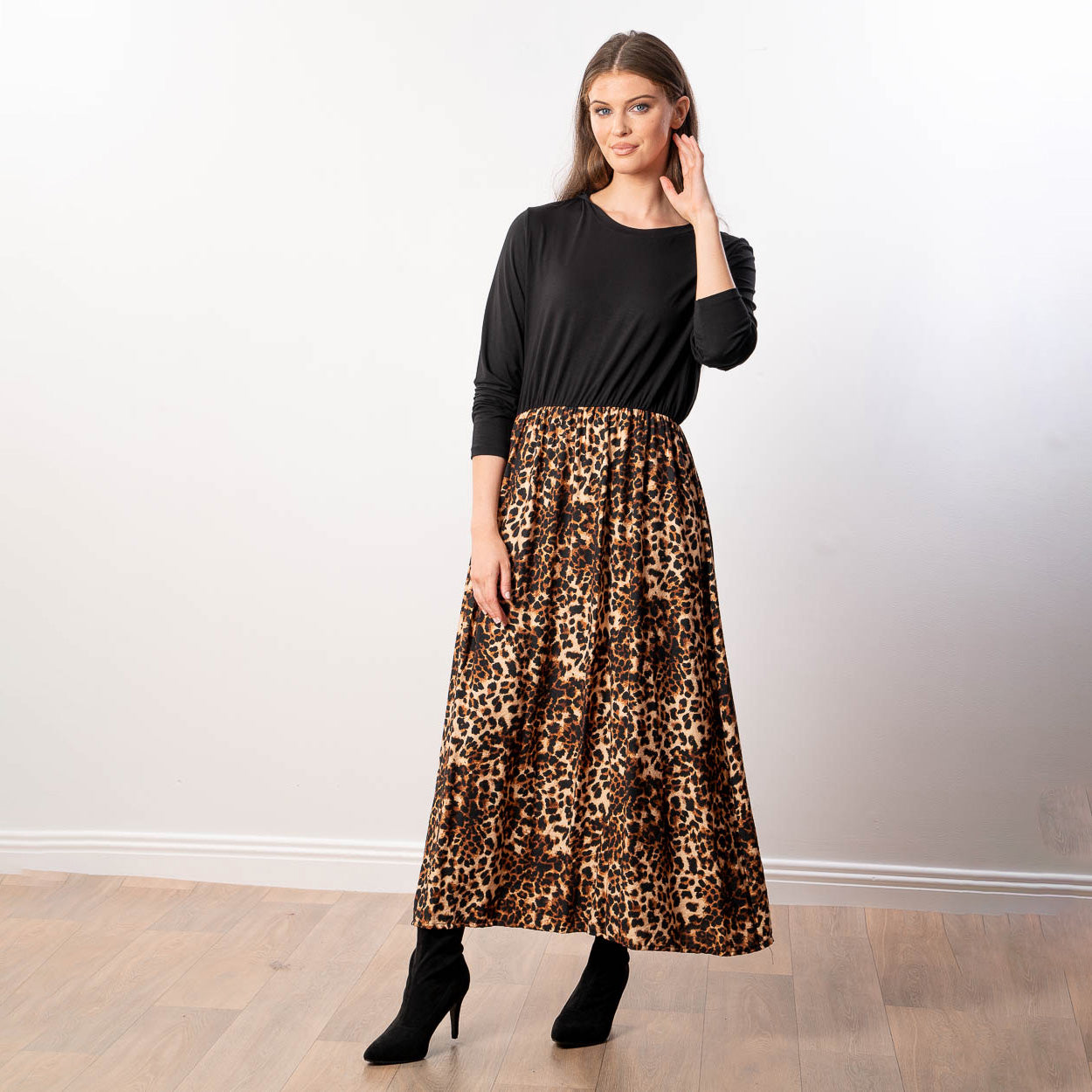 Audrey Dress (Leopard)