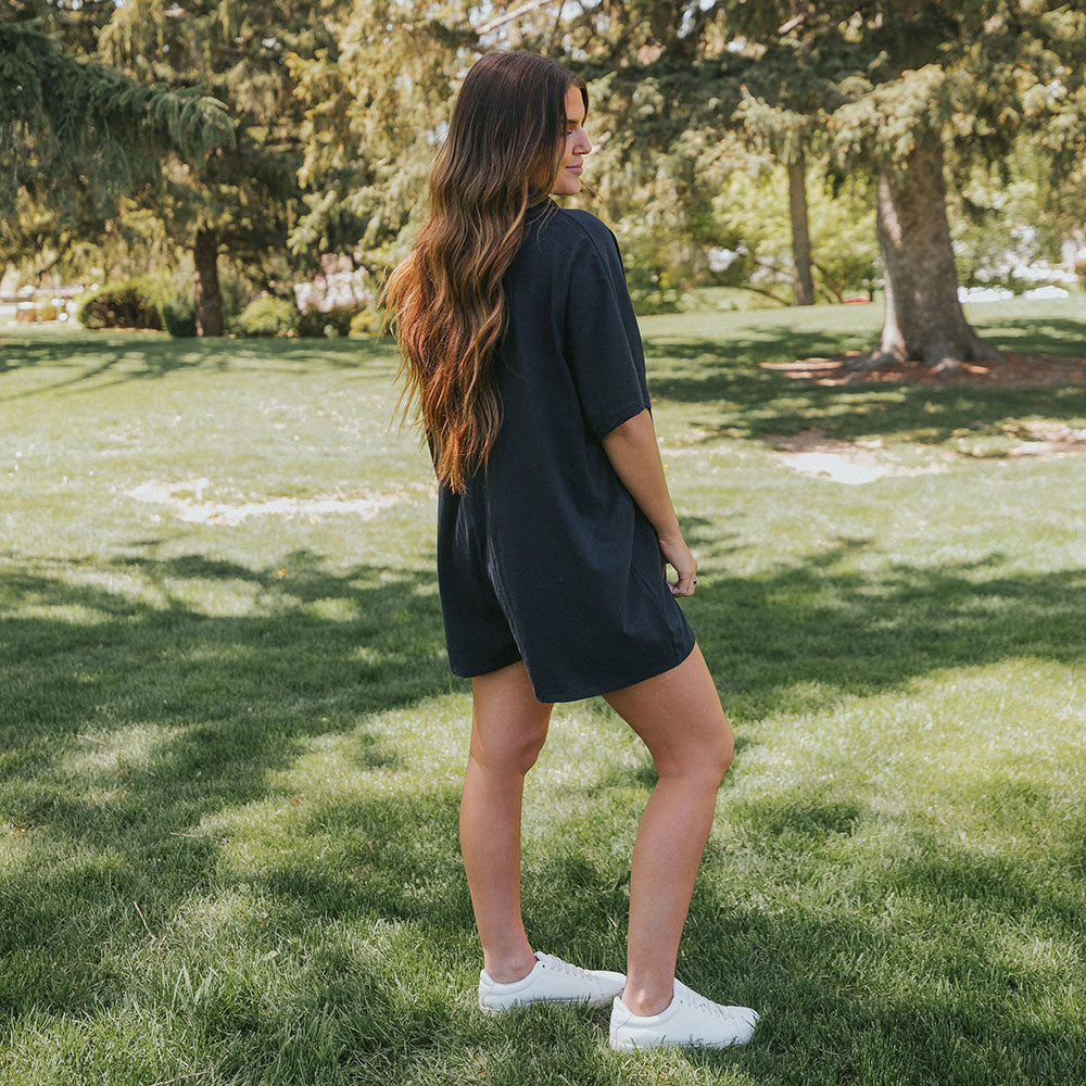Desi Playsuit (Navy)
