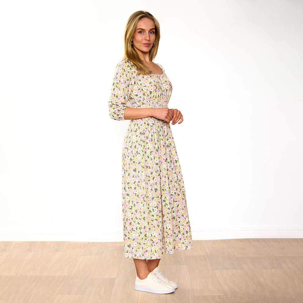 Lainey Dress (Spring Yellow)