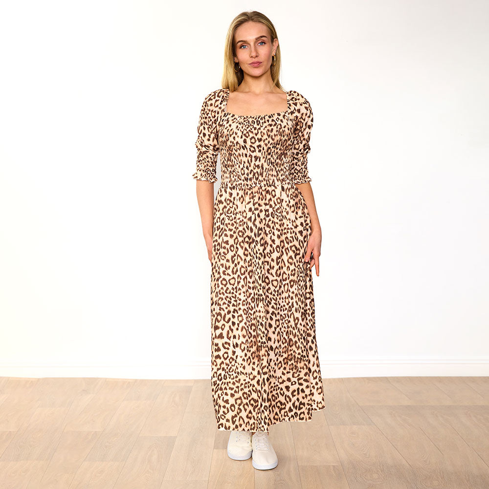 Marla Dress (Leopard)