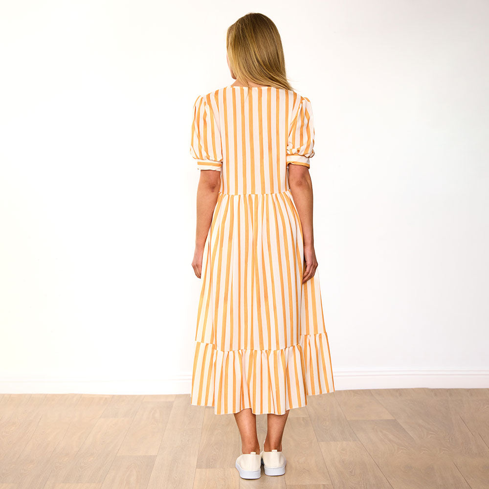 Lola Dress (Yellow Stripe)
