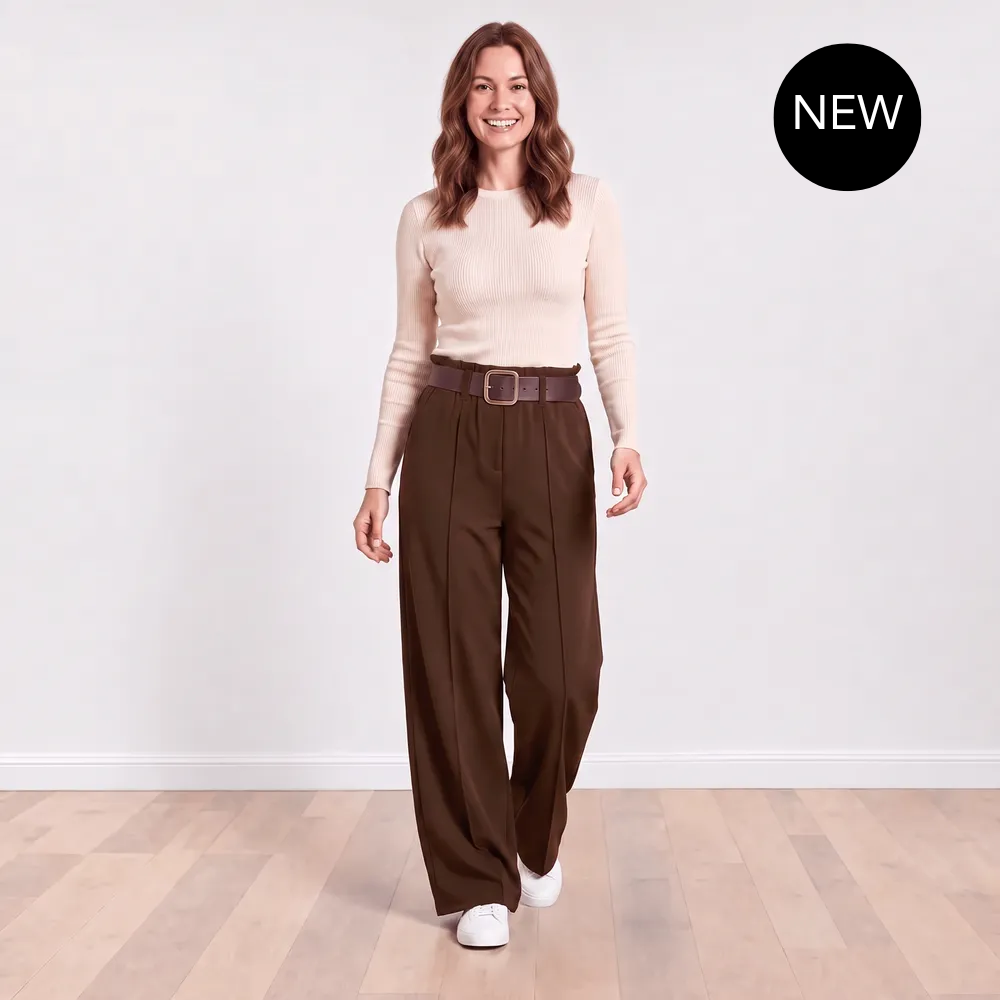 Ellana Trousers (Brown)