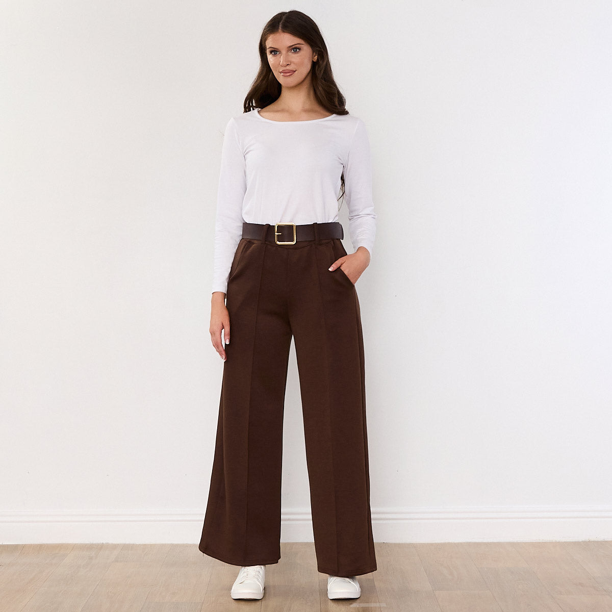 Ellana Trousers (Brown)
