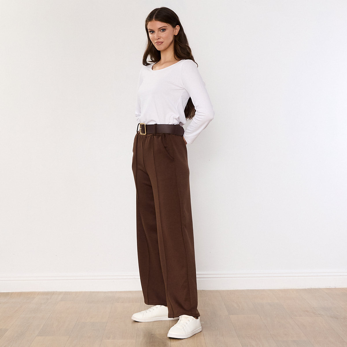 Ellana Trousers (Brown)