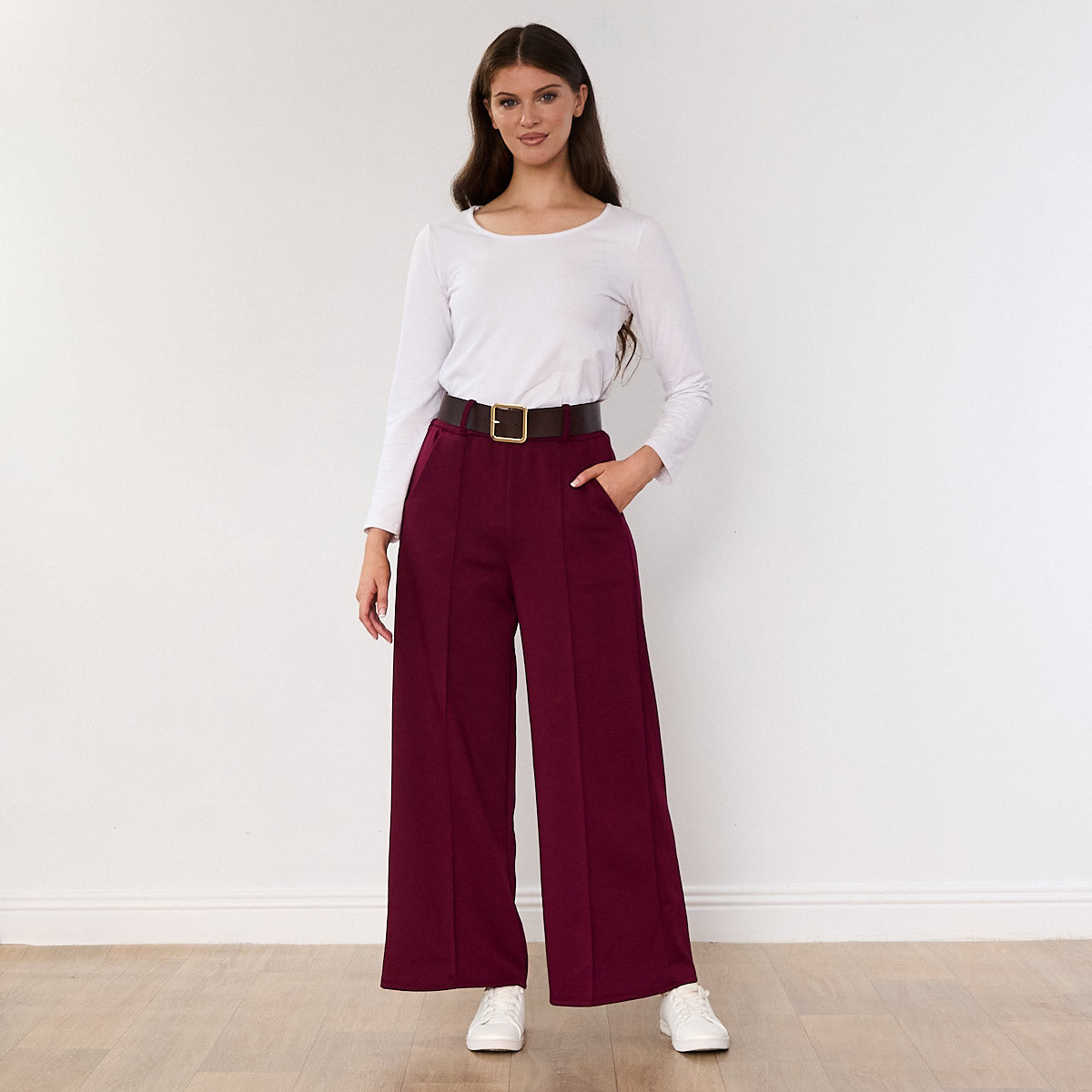 Ellana Trousers (Wine)