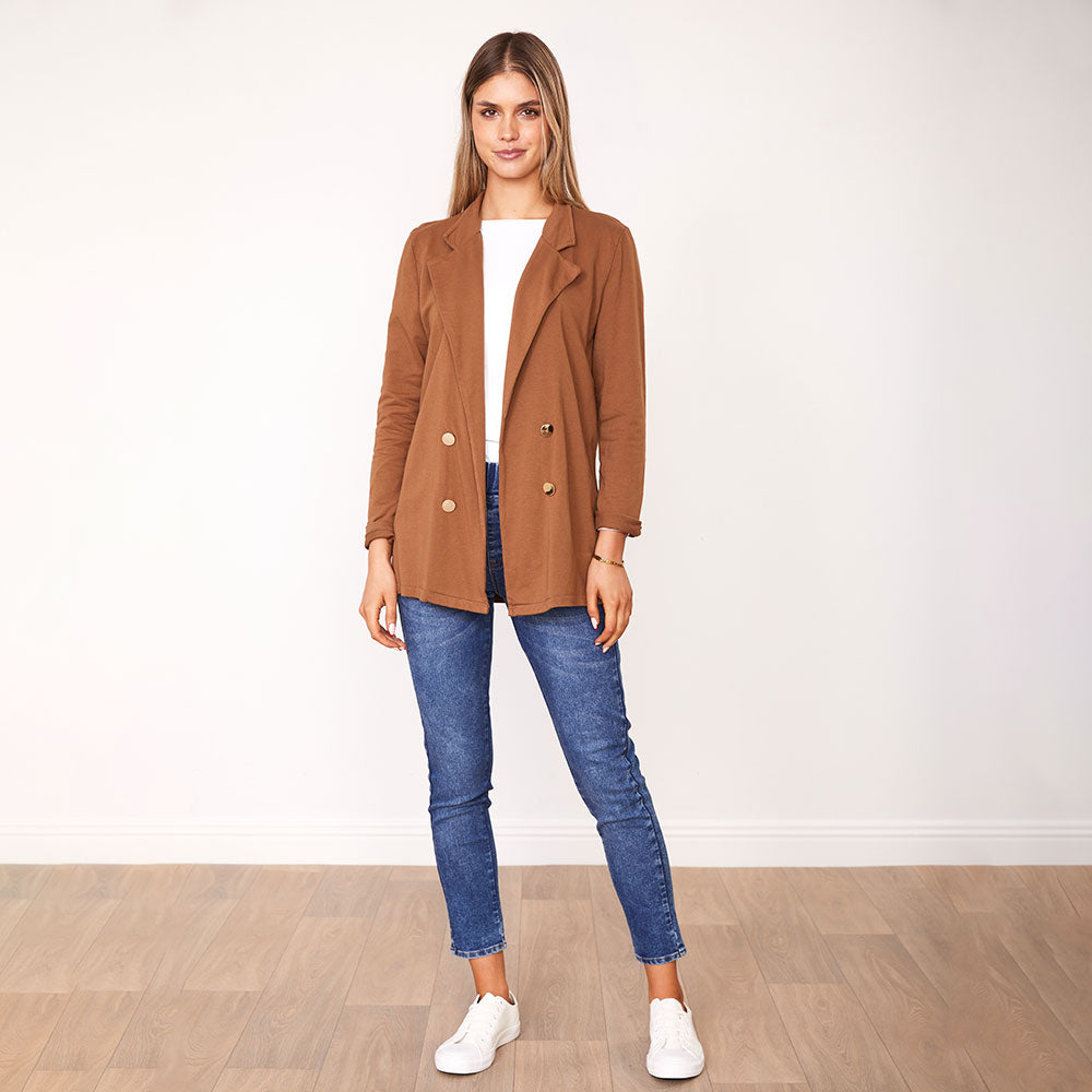 Elliott Blazer (Camel & Black)