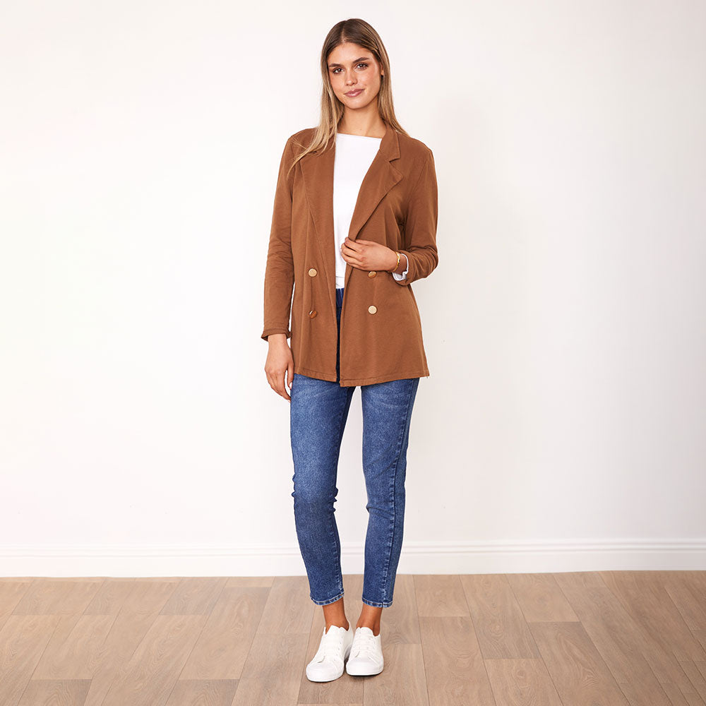 Elliott Blazer (Camel & Black)