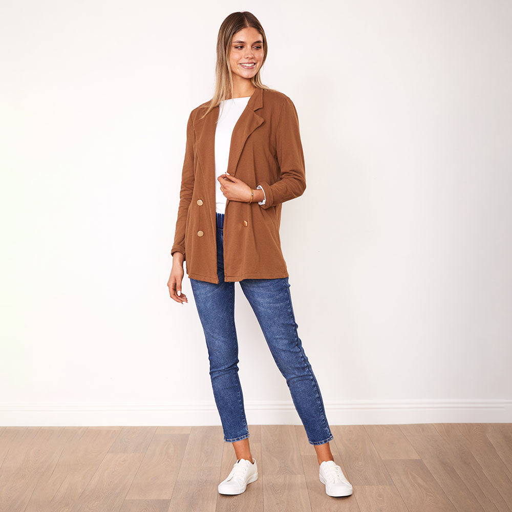 Elliott Blazer (Camel & Black)