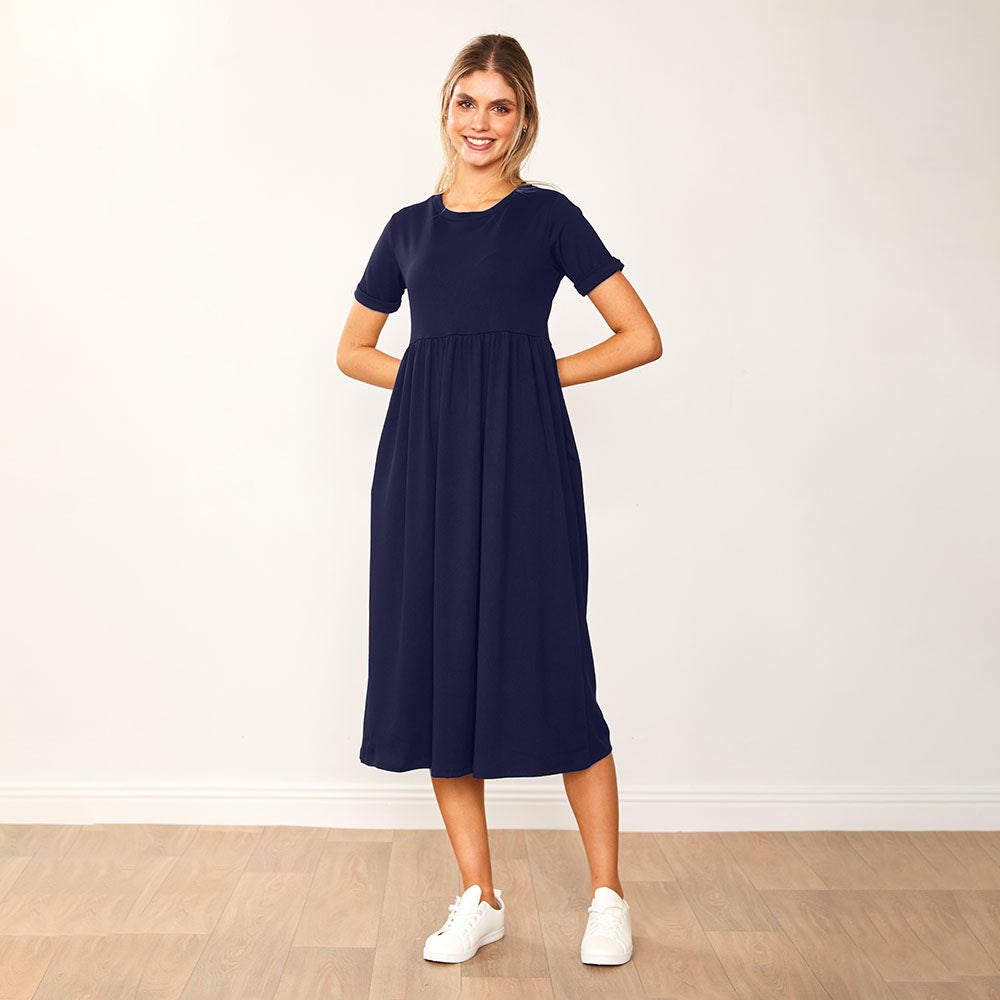 Ely Dress (Navy)