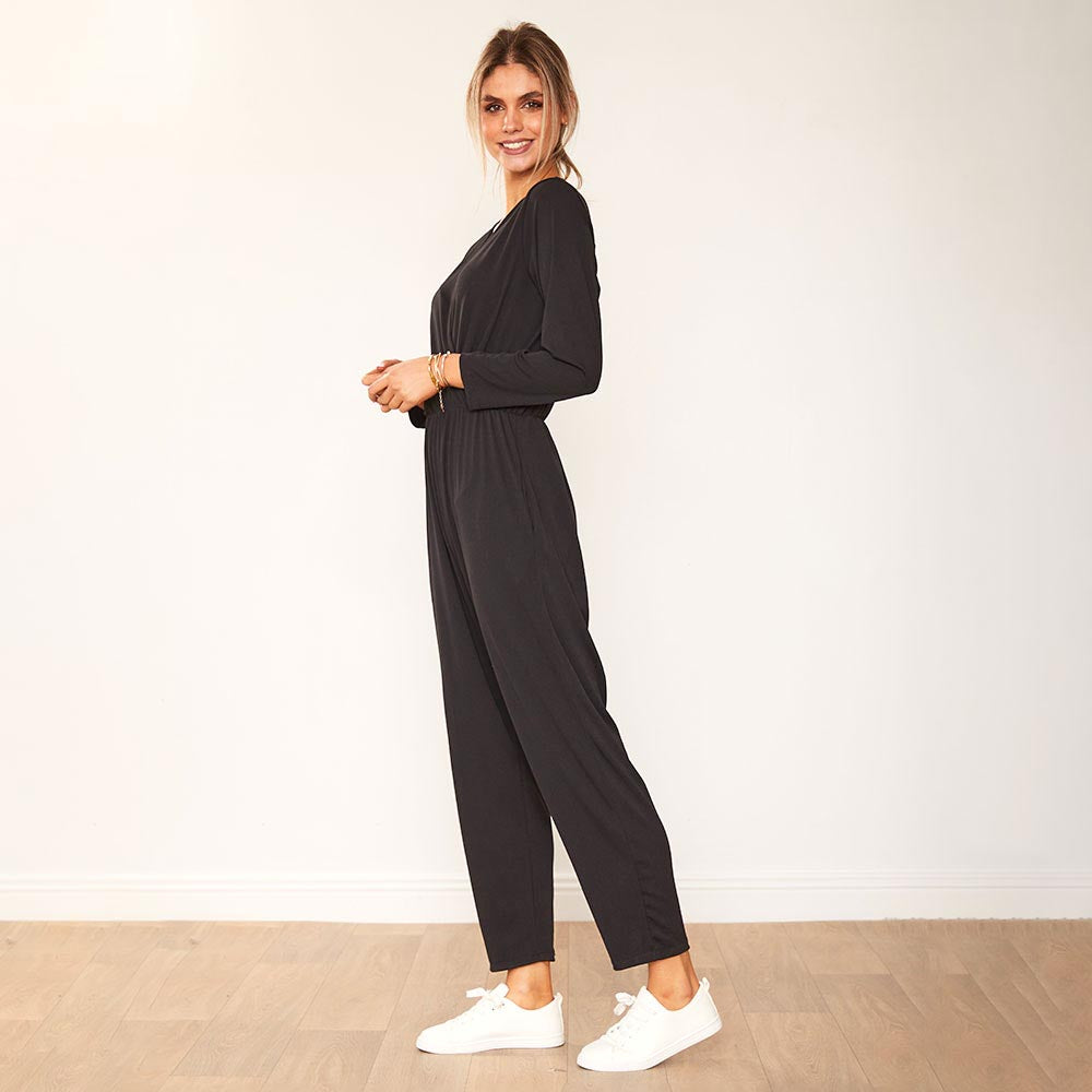 Emery Jumpsuit (Black)