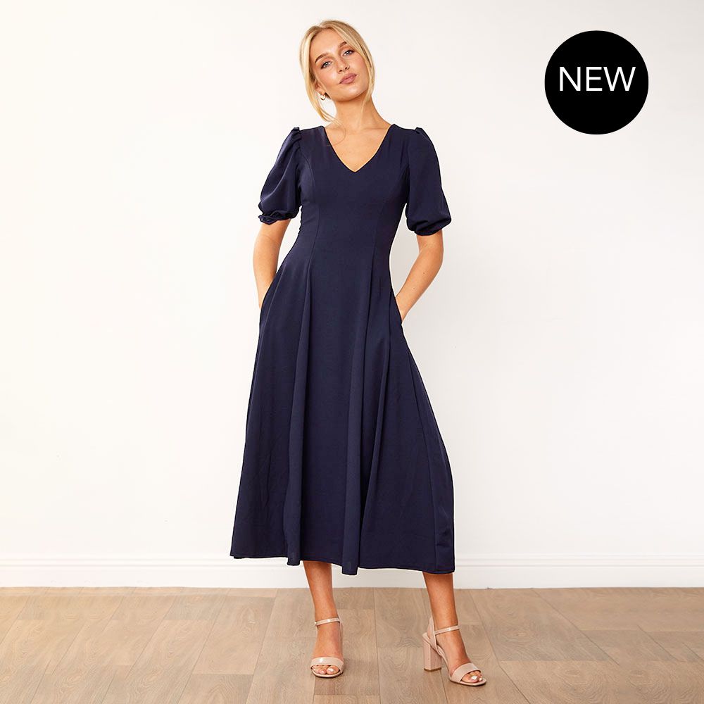 Lucy Dress (Navy)