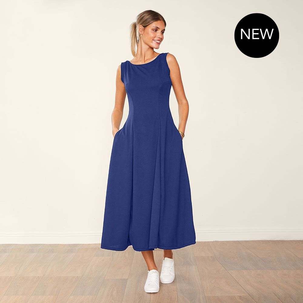 Hollie Dress (Navy)