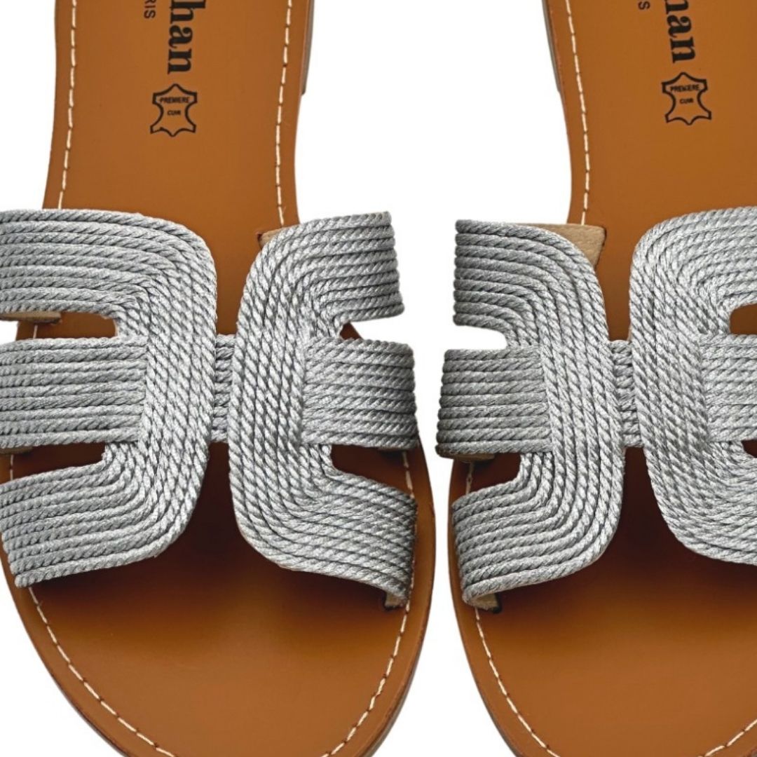 Fallon Sandals (Light Gray)