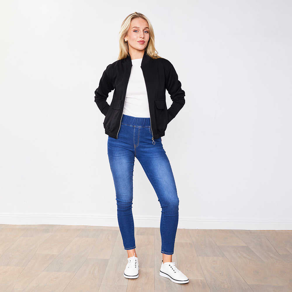 Flynn Bomber Jacket Black & Navy (2 for €68)