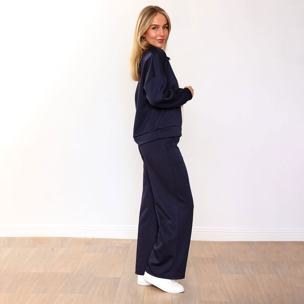 Hallie Tracksuit (Navy/Pink)