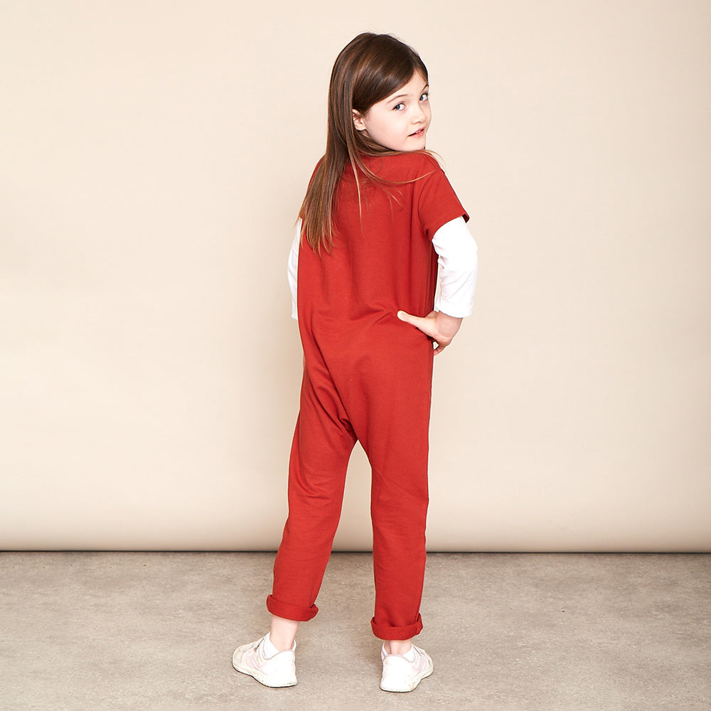 Kenzie Jumpsuit Black & Rust (2 for €35)