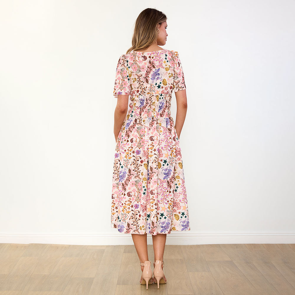 Iris Dress (Wildflower Vanilla)