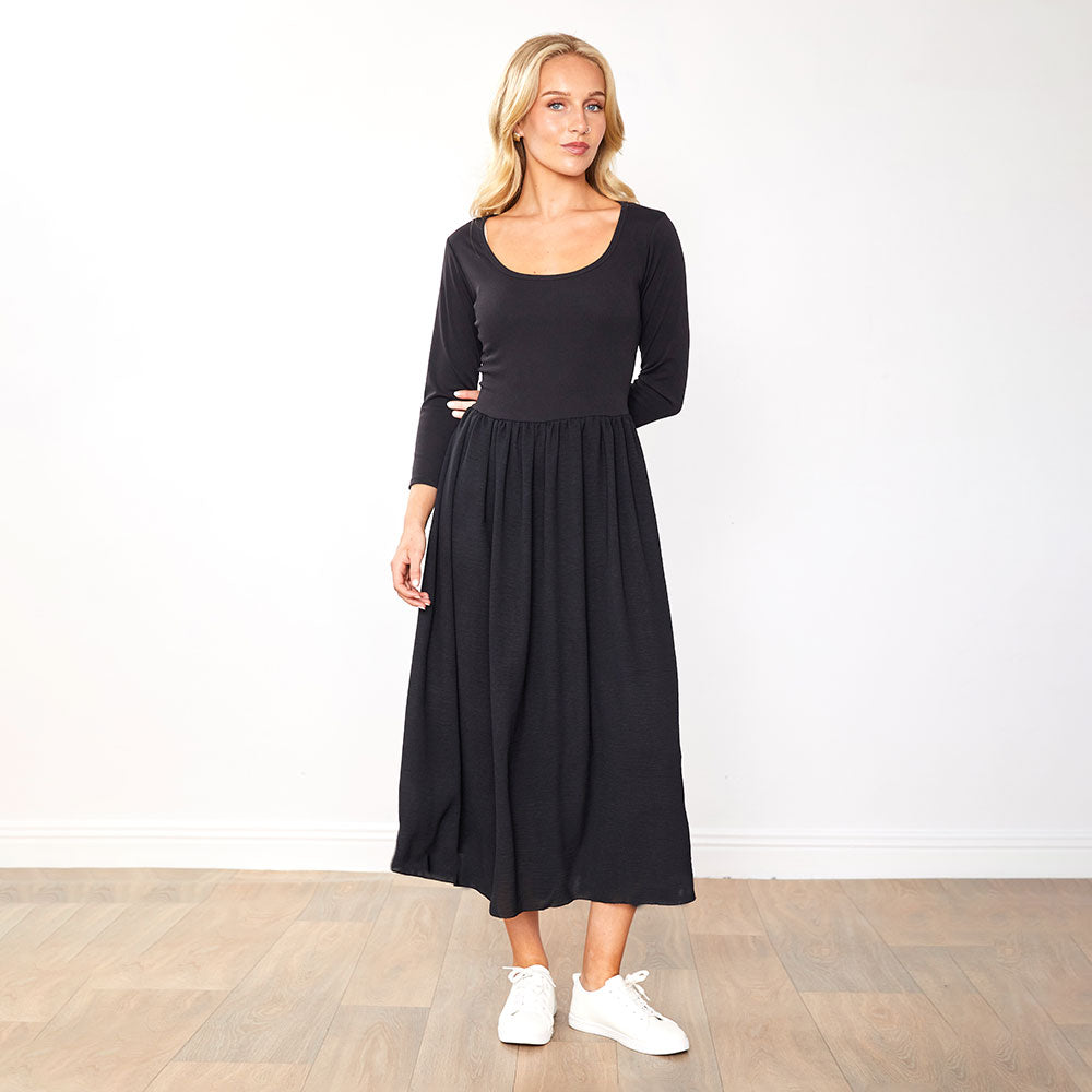 Jackie Dress Cream & Black -(2 for €78)