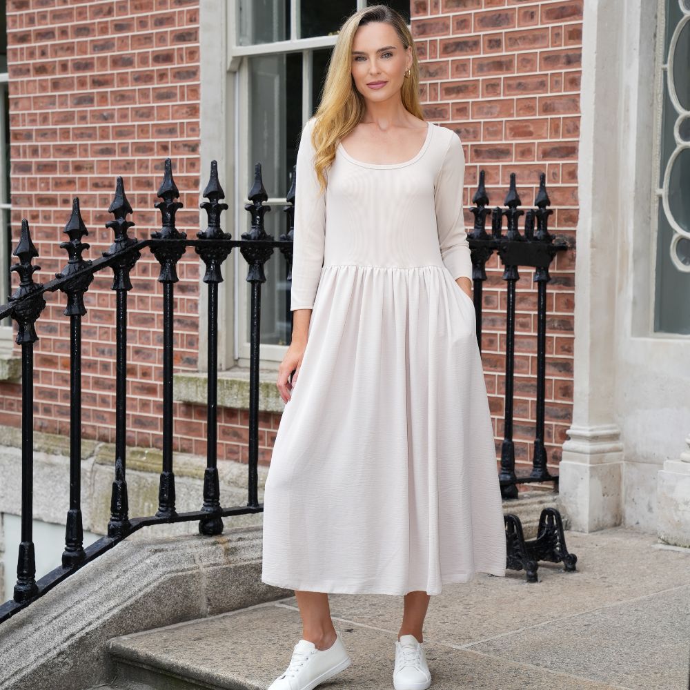 Jackie Dress Cream & Black -(2 for €78)