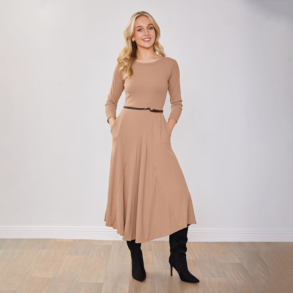 Jessie Dress (Tan)