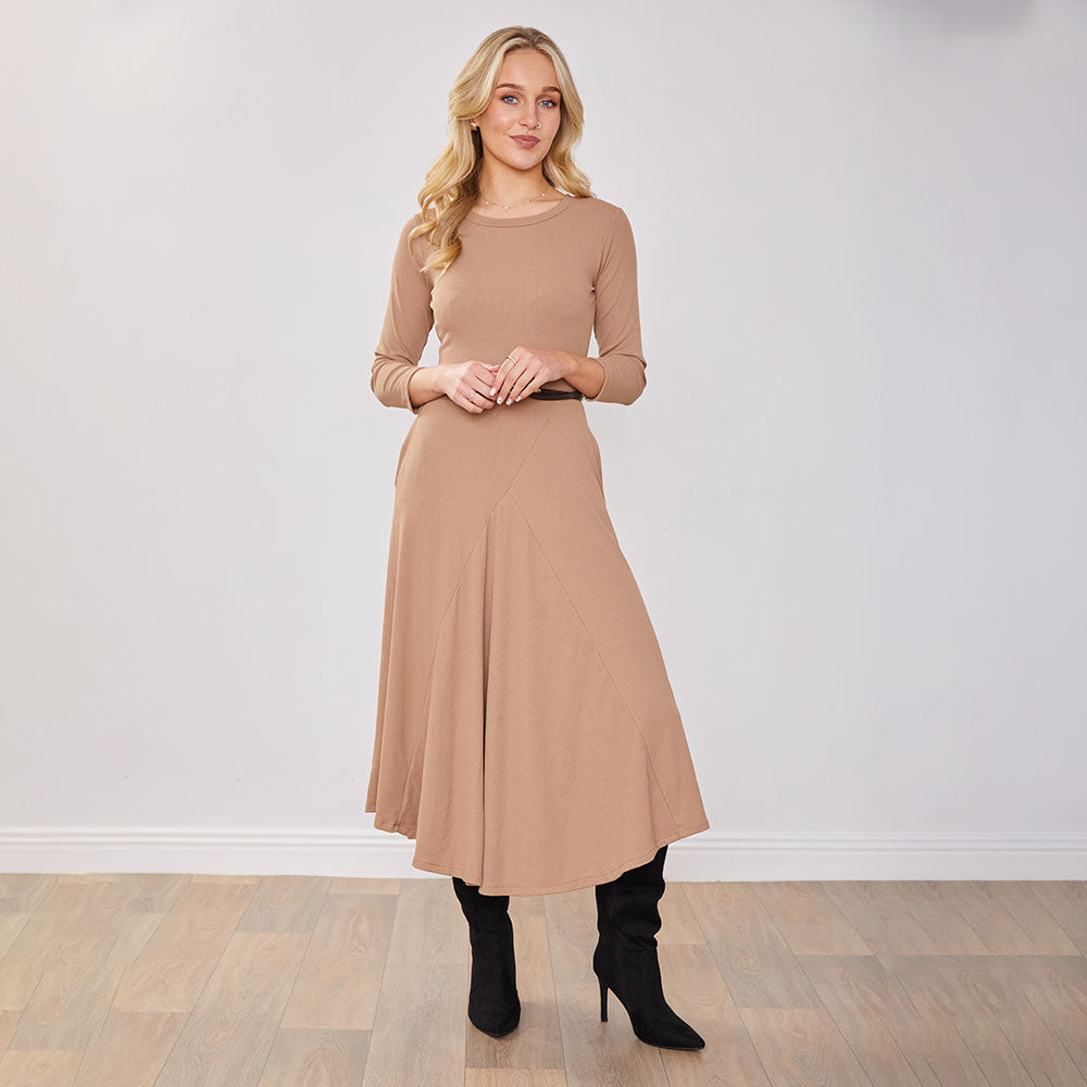 Jessie Dress (Tan)