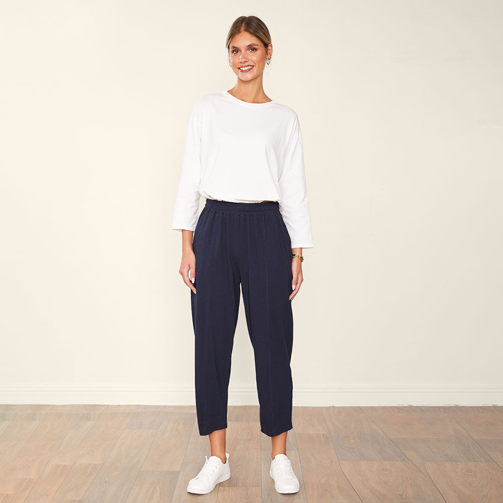 Lacey Trousers (Navy)