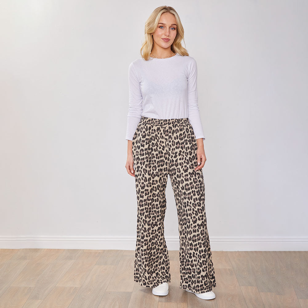 Lara Trousers (Leopard)