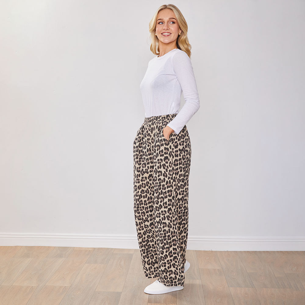 Lara Trousers (Leopard)