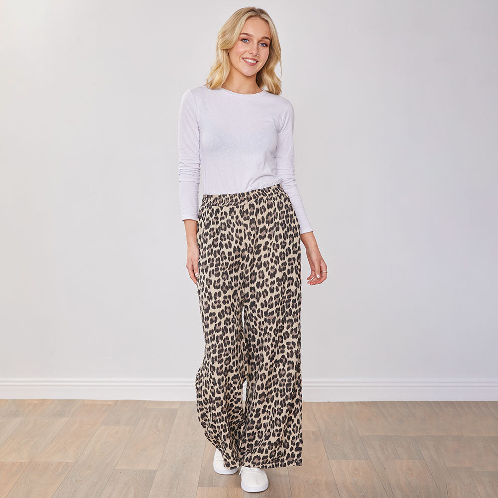 Lara Trousers (Leopard)