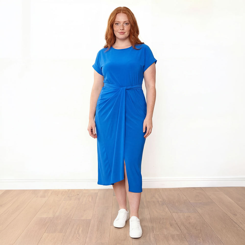 Lenny Dress in cobalt – women's dress – view 14