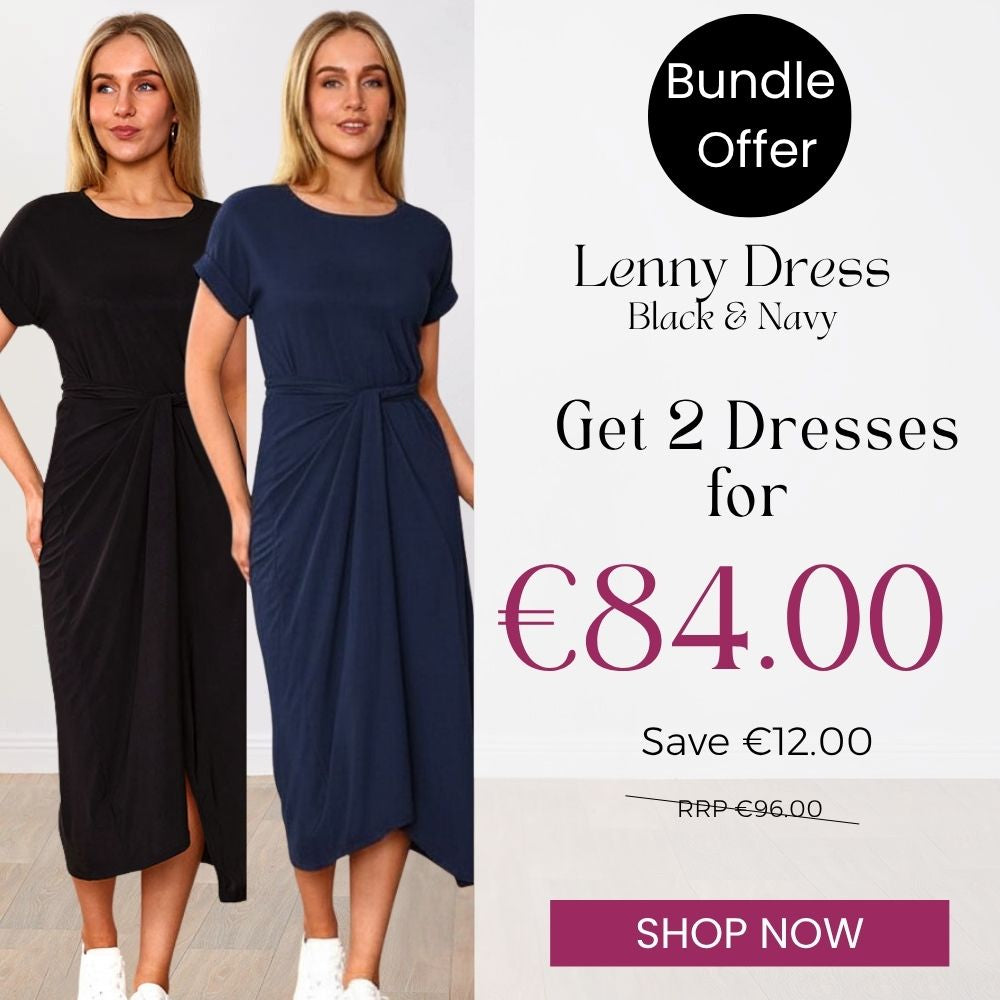 Lenny Dress (Black) & (Navy) for €84.00