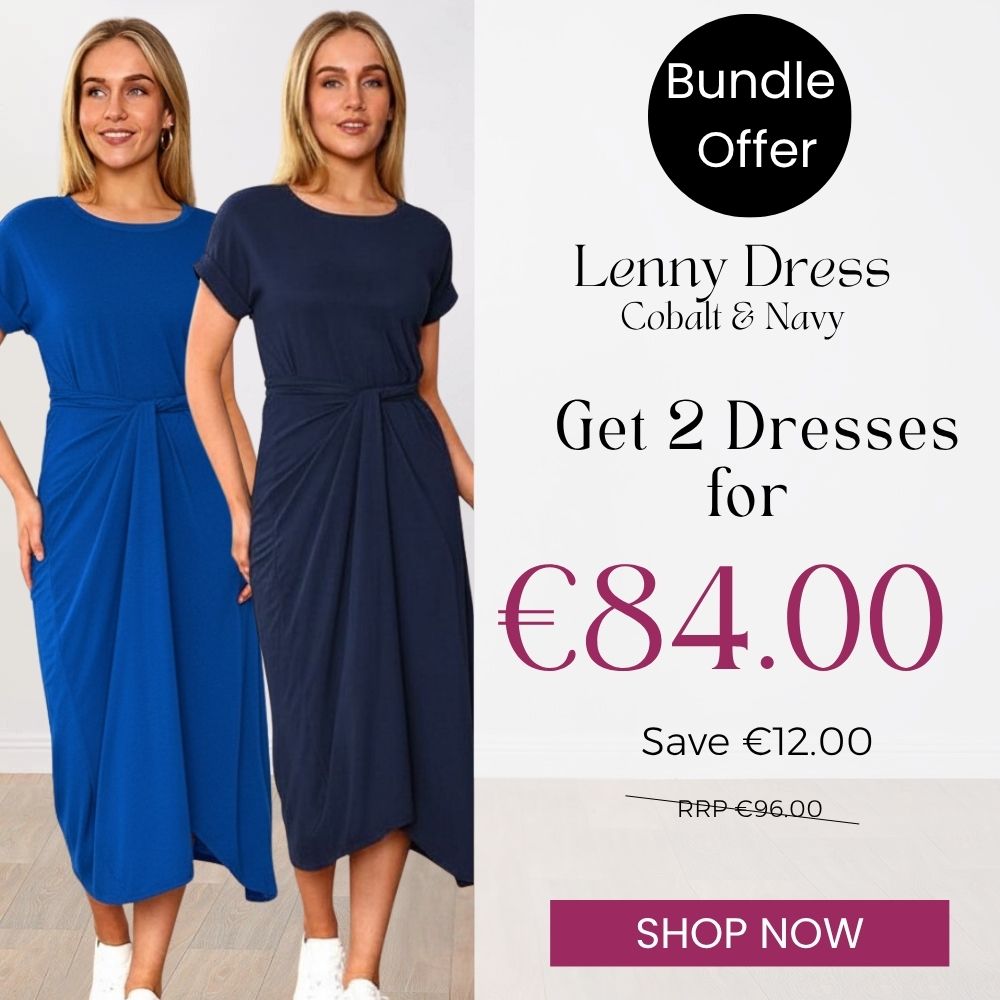 Lenny Dress (Cobalt) & (Navy) for €84.00
