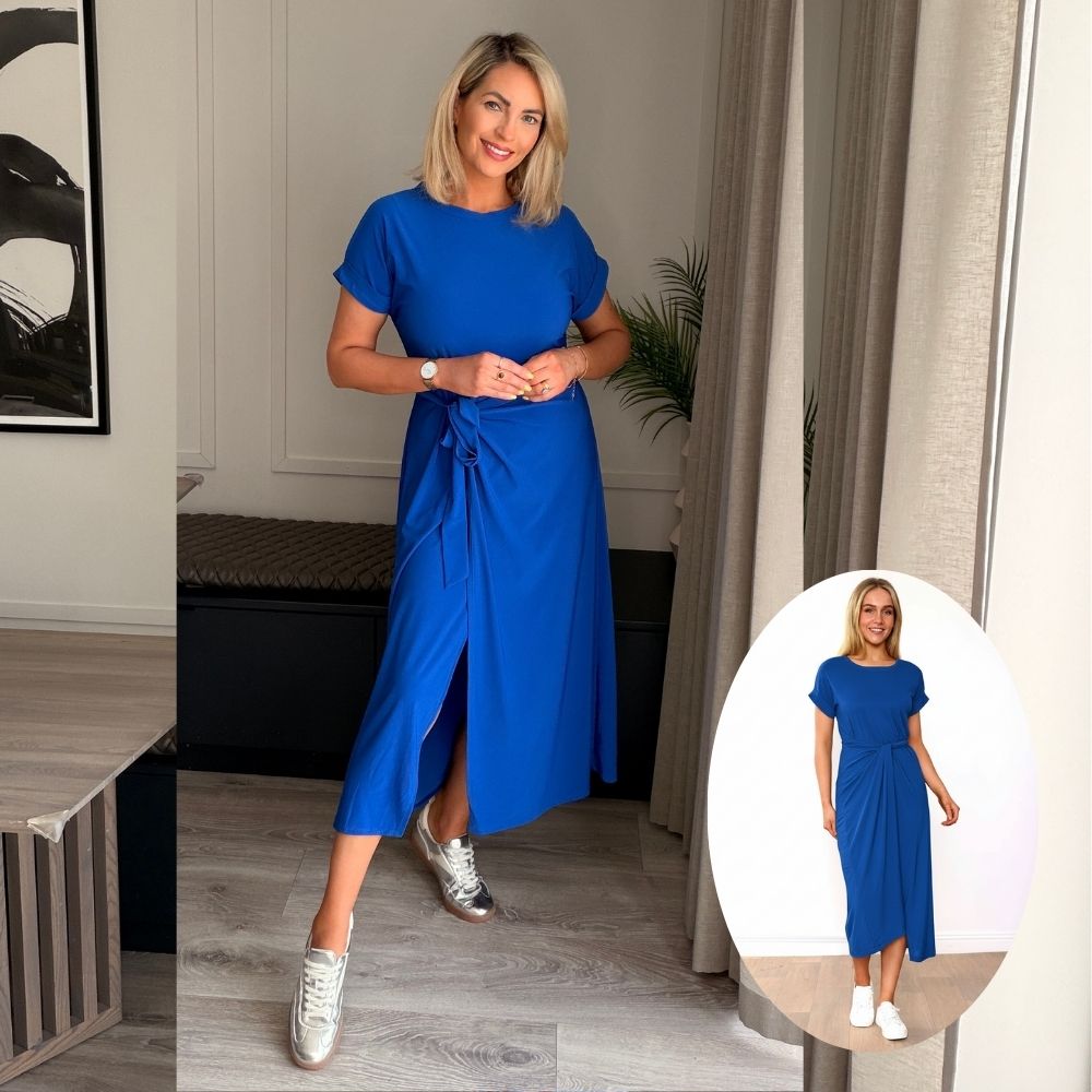 Lenny Dress (Cobalt)