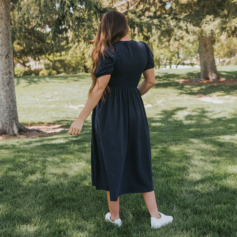 Lois Dress (Navy)