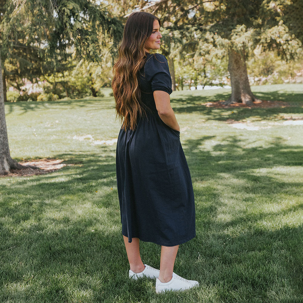 Lois Dress (Navy)