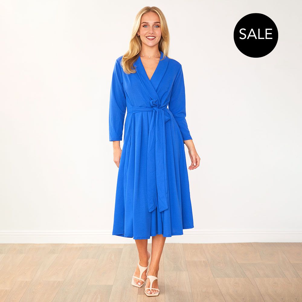 Lorene Dress (Cobalt)