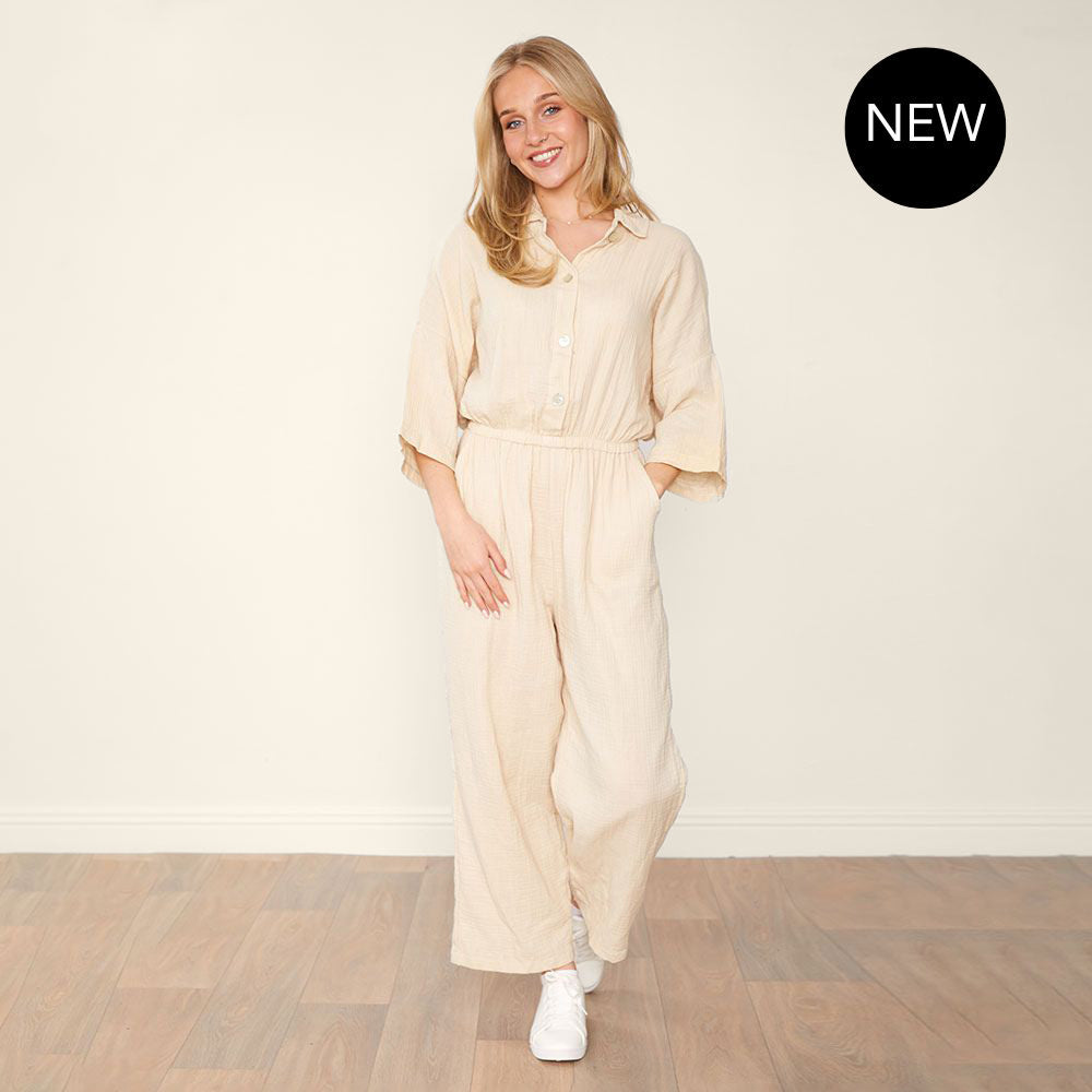 Lorna Jumpsuit (Cream)