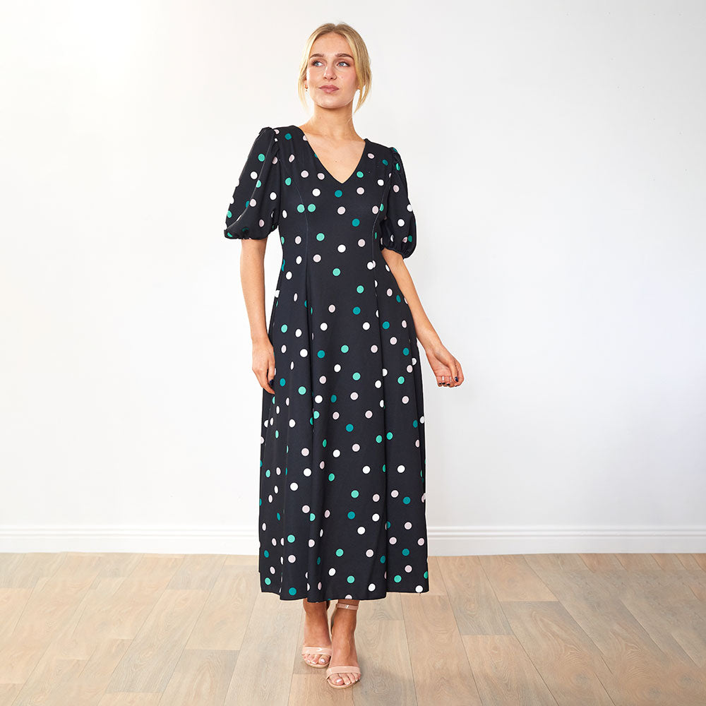 Lucy Dress (Pastel Polka Dot)