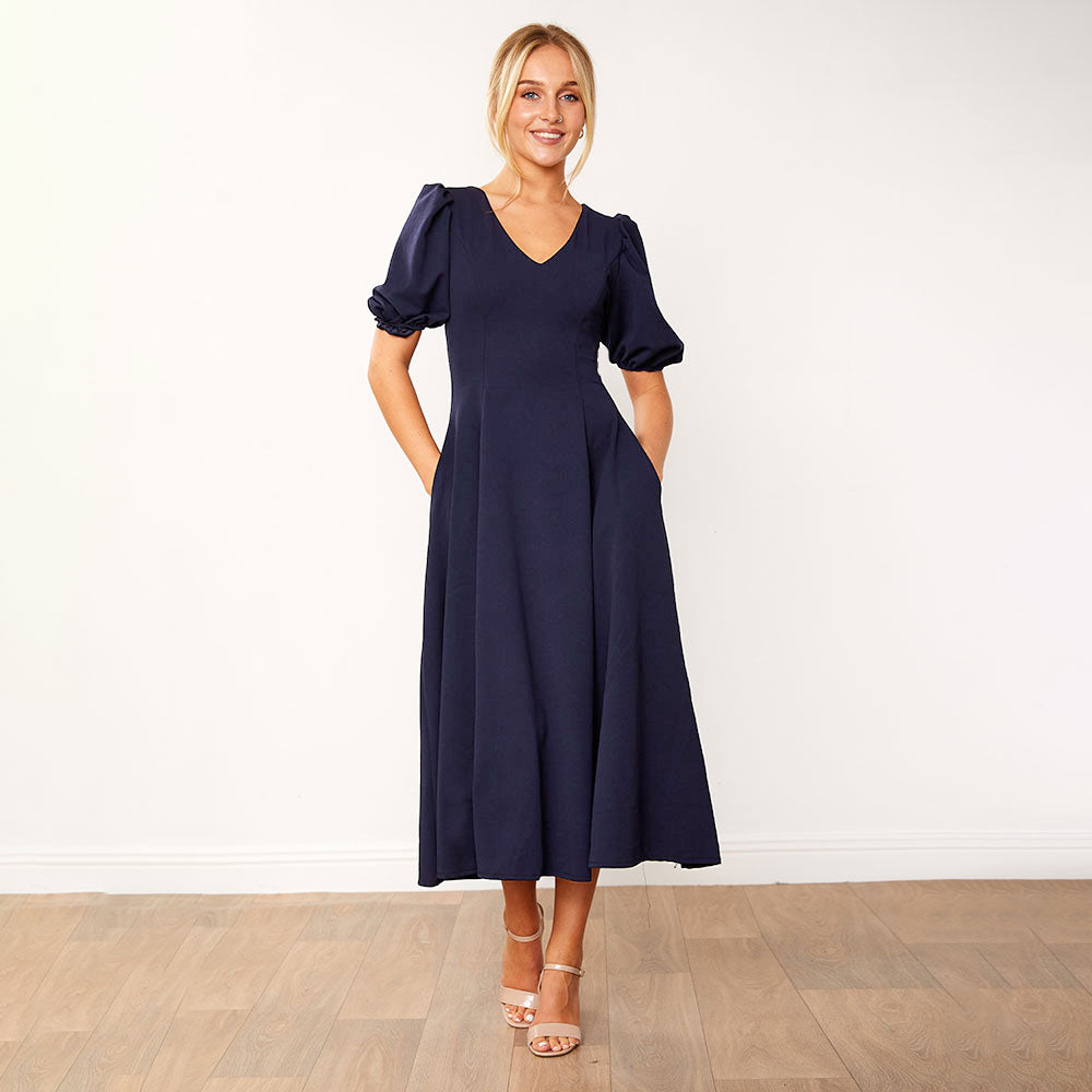 Lucy Dress (Navy)