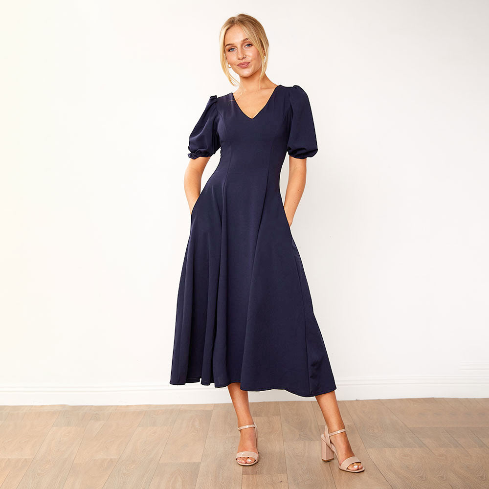 Lucy Dress (Navy)