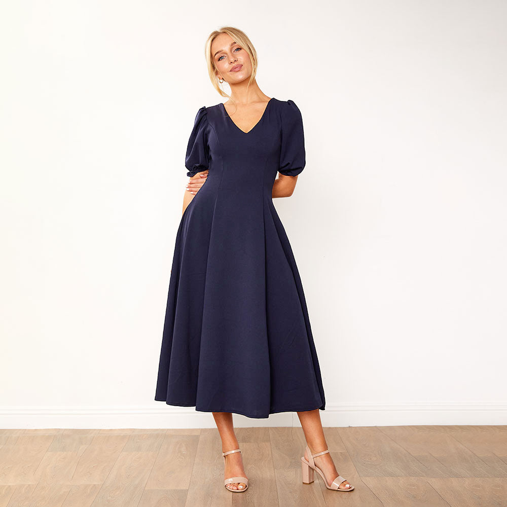 Lucy Dress (Navy)