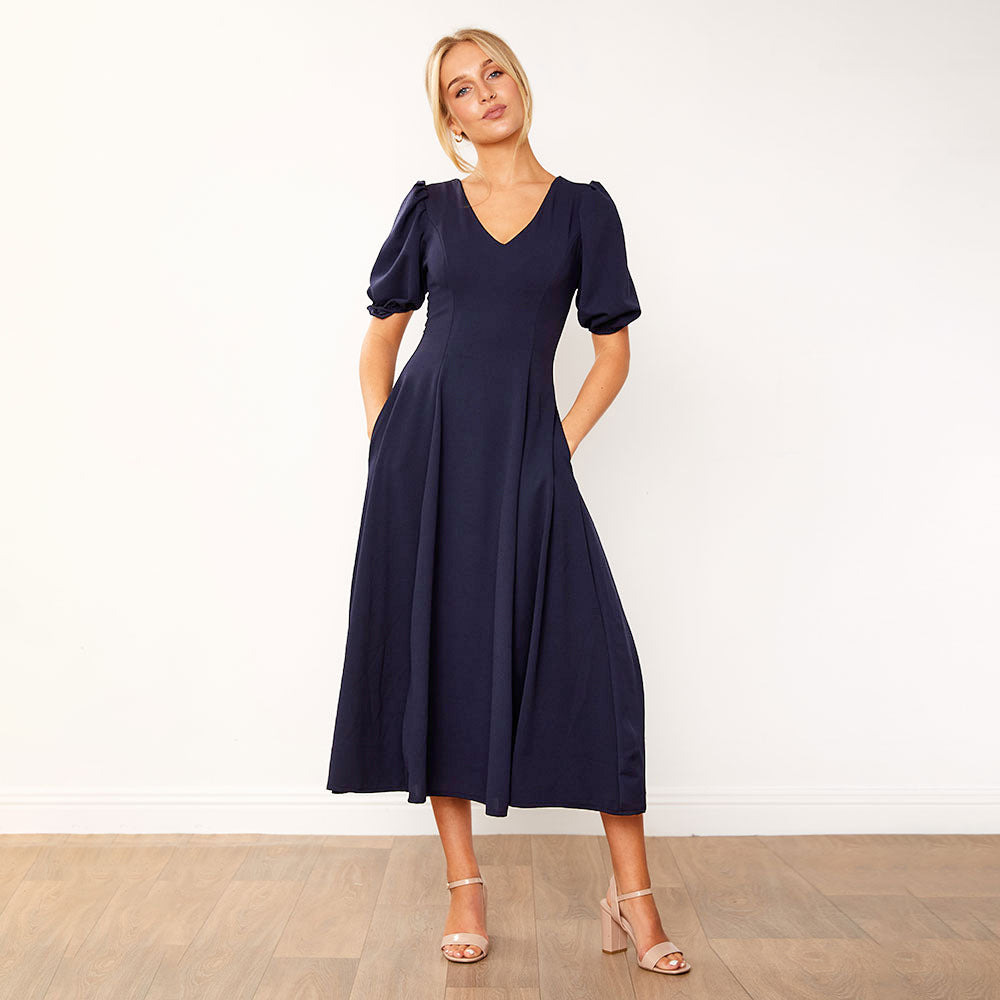 Lucy Dress (Navy)