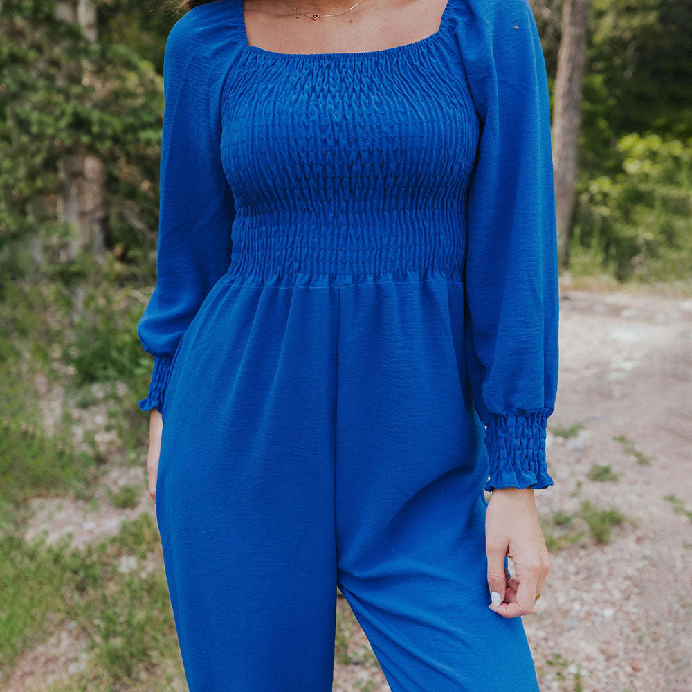 Luna Jumpsuit (Cobalt)