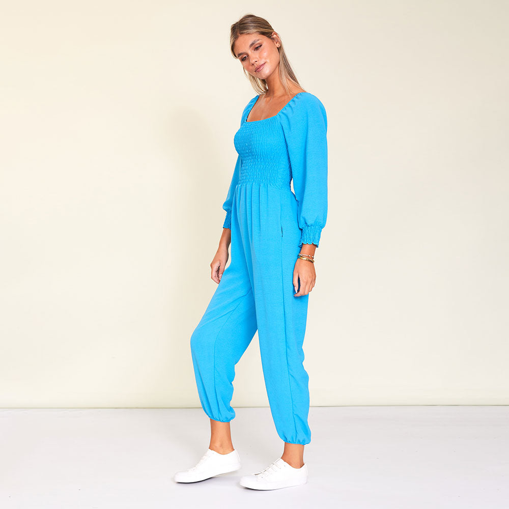 Luna Jumpsuit (Aqua)