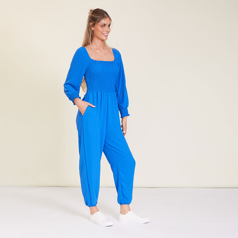 Luna Jumpsuit (Cobalt)