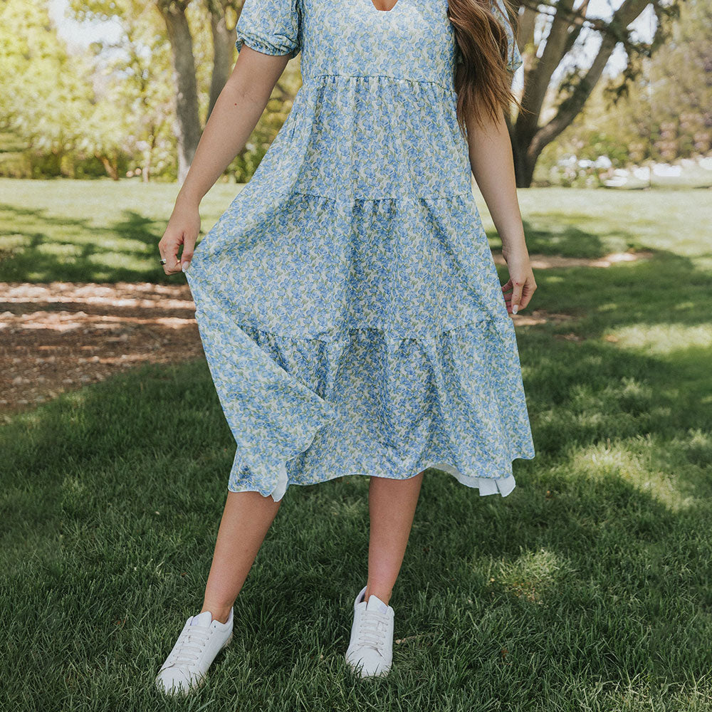 Mabel Dress (Orchid Blue)