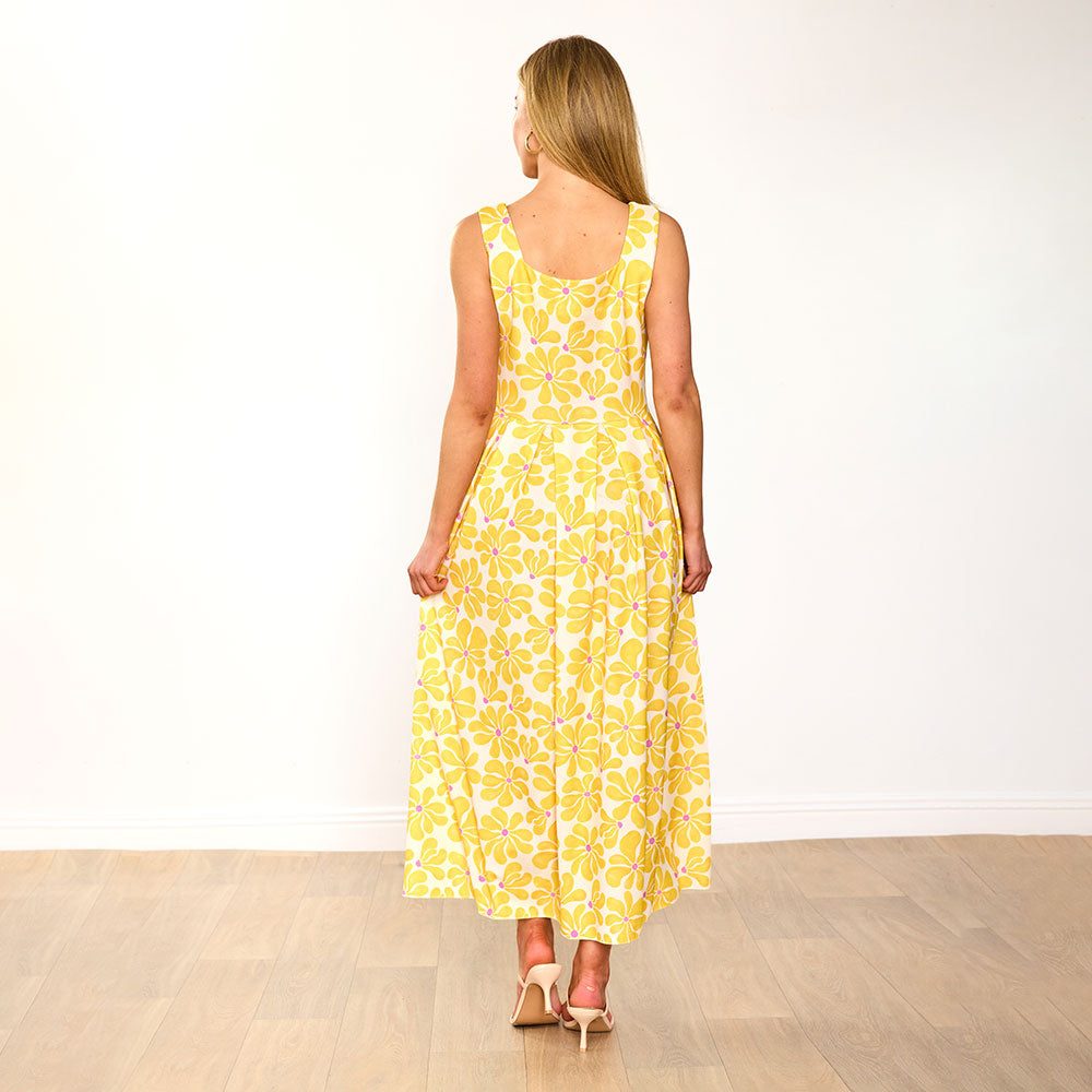 Maddie Dress (Lemon Daisy)