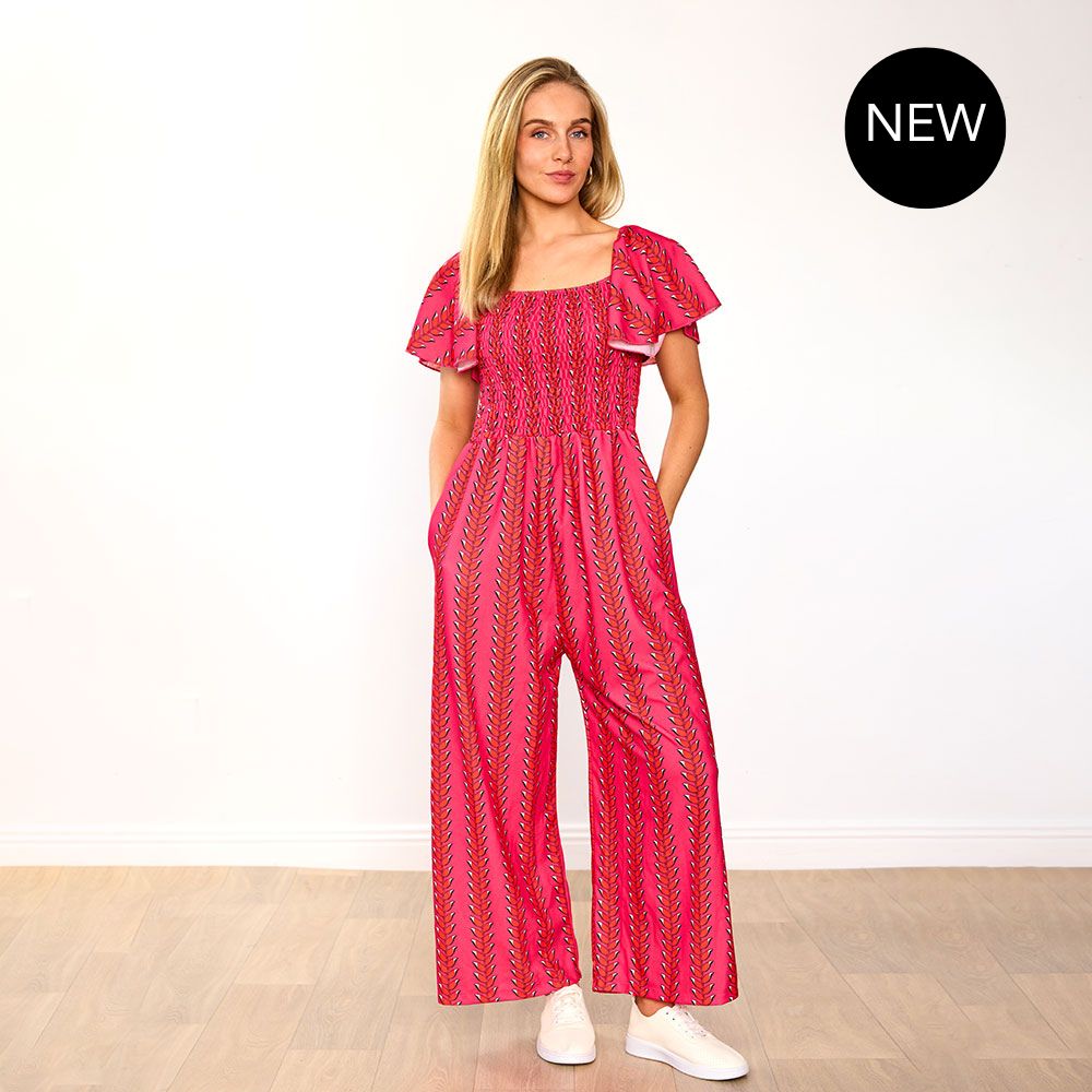 Mara Jumpsuit (Berry)