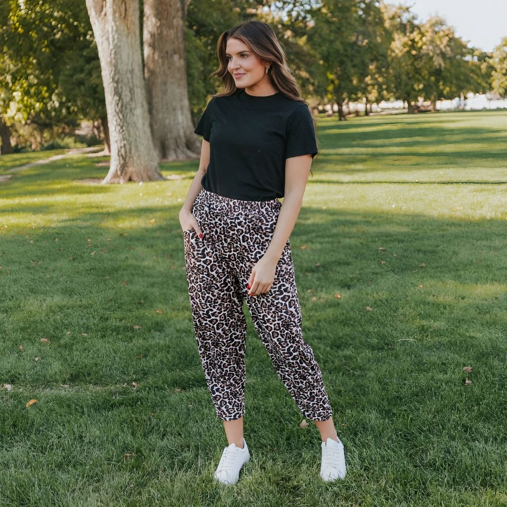 Maya Trousers (Leopard)