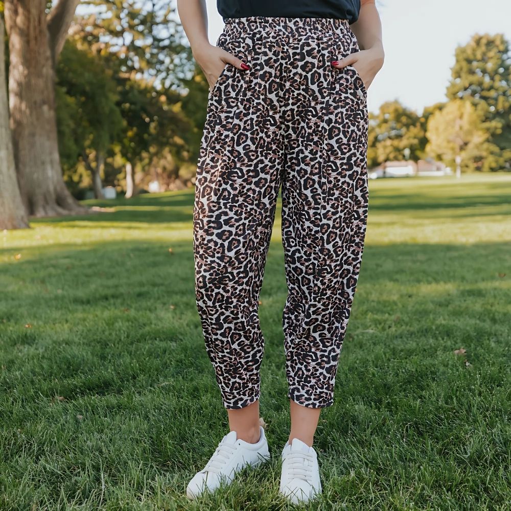 Maya Trousers (Leopard)